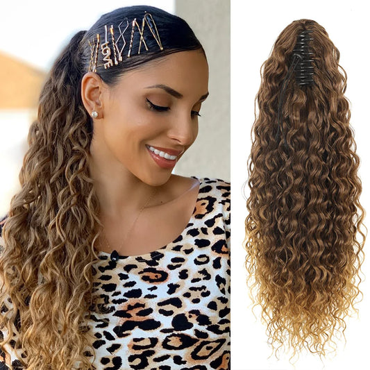 BOL Curly Wavy Ponytail Hair Extensions Synthetic